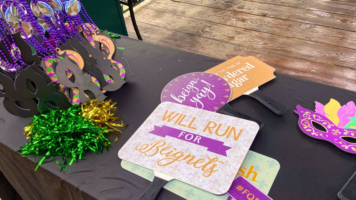 HippyDisneyGuy's tweet photo. 🎉Just ran the “Beignet Dash” at Disney’s French Quarter Resort! 🎊

Free beignets &amp; a medal at the finish! 🥇 🌟  🙌🏽
#fqBeignetDash #WaltDisneyWorld @runDisney #BeignetDash https://t.co/fotE4zYA0T