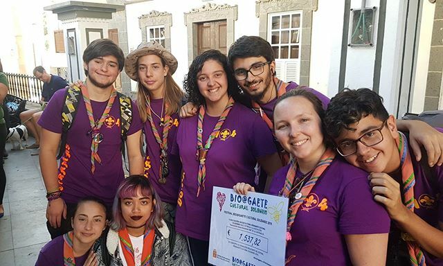 ⚜️Gracias 🐝Bioagaete🌍un placer colaborar cada año ❤️#bioagaete2019
#scouts