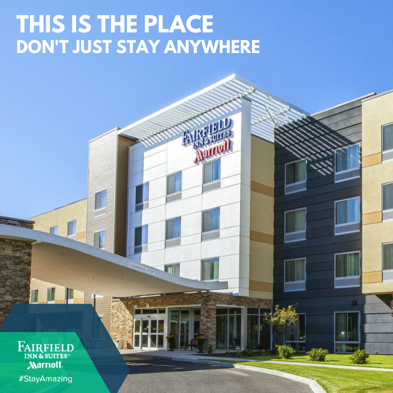 ffisplattsburgh's tweet photo. This is the place... Don't just stay anywhere!
#StayAmazing at the Fairfield Inn &amp; Suites in Plattsburgh!
Book your stay TODAY: https://t.co/WjLbCo2ggY

#fairfieldinn #marriott #discoverplattsburgh https://t.co/tpw4CiNuE3