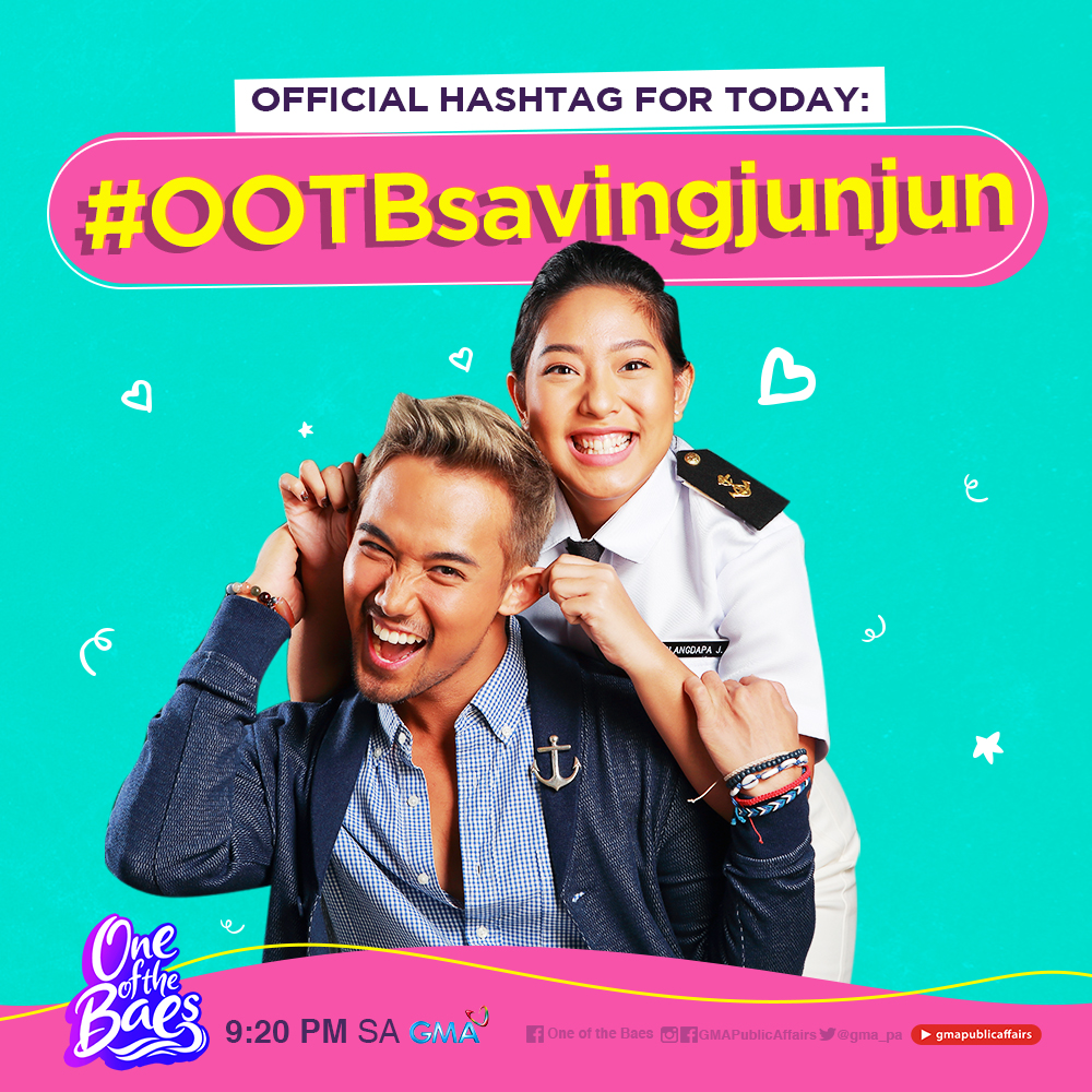 GMA_PA's tweet photo. Bagong taon, may bagong pasabog agad?! Maligtas kaya ng ating mga kaiBAEgan si Junjun? 😱 #OOTBsavingjunjun https://t.co/7gNsPmzy0S