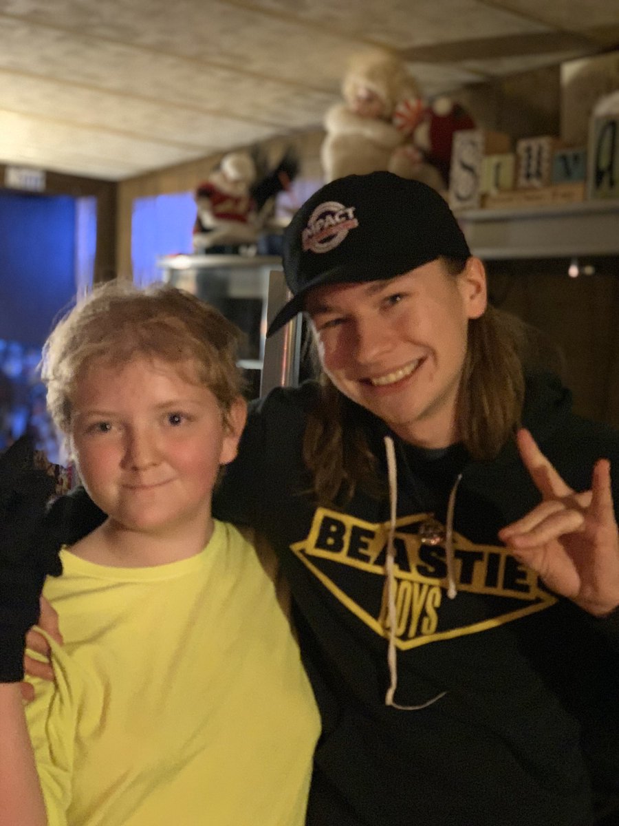 evtheoryentdj's tweet photo. @IPWpro @TNTHOF Bryce stopped by and surprised my brother for his birthday and Christmas. He also enjoyed the show with ultimato dragon and meeting nattie and stg slaughter https://t.co/ZqsokjhLKC