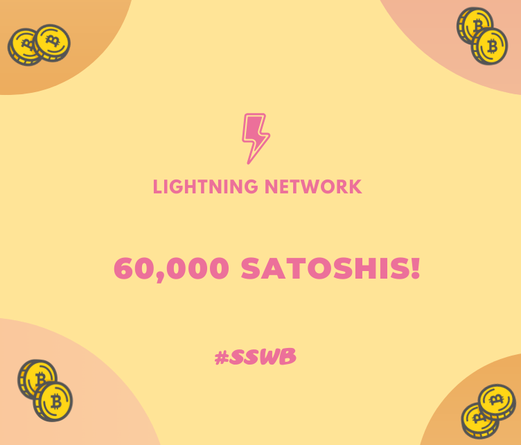 Bitsahara's tweet photo. Tell a friend about the Lightning Network!⚡️

RETWEET FOR 6,000 Satoshis!

Follow @Bitsahara !

10 WINNERS IN THE NEXT 2 HOURS!⚡️

#Bitcoin #LightningNetwork #SSWB https://t.co/URm5ZEMShP