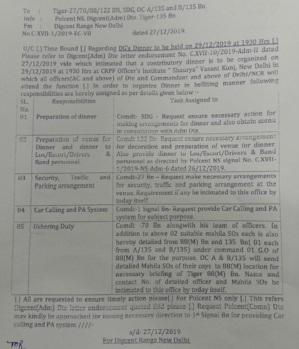brijtiwariretd's tweet photo. Pompous parade bng organised 4 DG CRPF farewell neglecting d overstretchd force nd divertng RD parade pers 2 DG parade s gross misuse f gvt resources, vn 99% force s fighting 2 sv d honour nd lif f felow brethren parachuter is busy in self pampering shame
#WhyDGCRPFFarewellParade https://t.co/8Etr4XfBqf