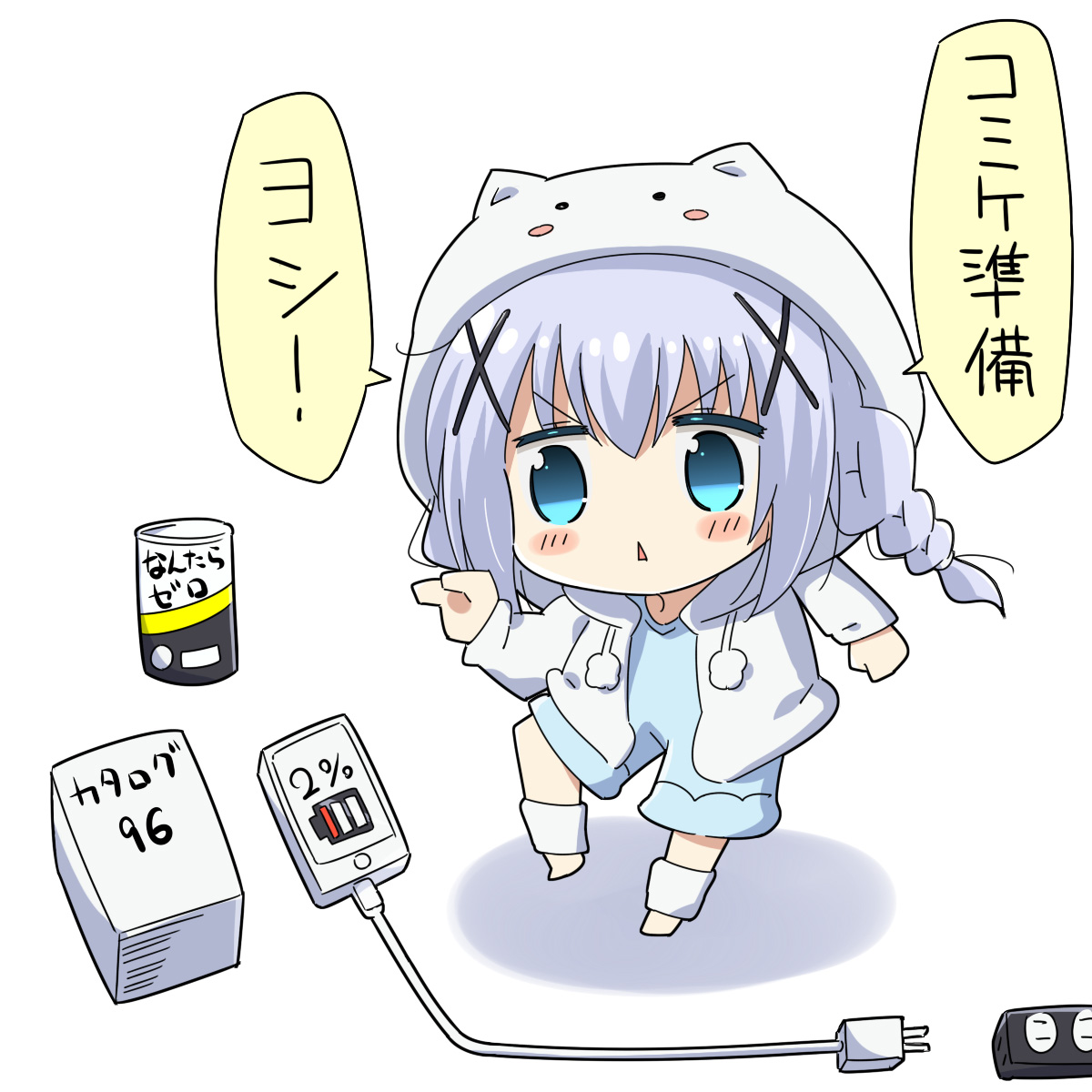 な Fanboxあります ごちうさ チマメ三重チェック コミケ準備 今度こそ ヨシ Gochiusa C97 現場猫