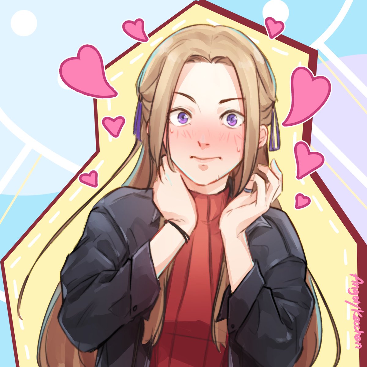 angerykacchan's tweet photo. fangirl edelgard!

tried out this new brush i got ahahaha and i'm still addicted to "Monday's Melancholy" by Honeyworks! (which is where i got her pose and concept by the way~)

wooooo~ https://t.co/f8lRlkb4j0