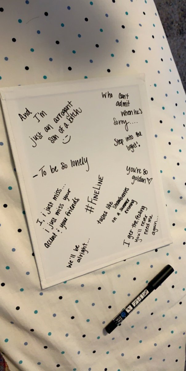 hannahdann's tweet photo. the outline of my favorite artists tattoo and my fav lyrics, harry styles you are my muse. see you in atlanta 🤍🔒 #FineLine #HarryStyles #HarryStylesLoveOnTour  @Harry_Styles https://t.co/ZF19J25ixY