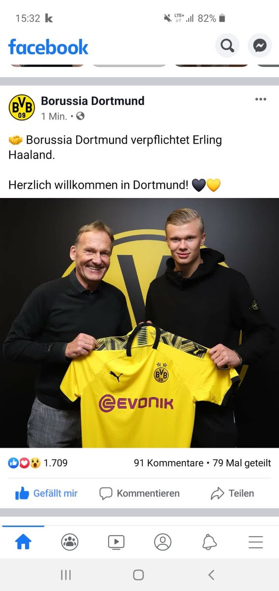 Bockstarker Transfer!Willommen beim BVB!💛🖤#Haaland #BVB