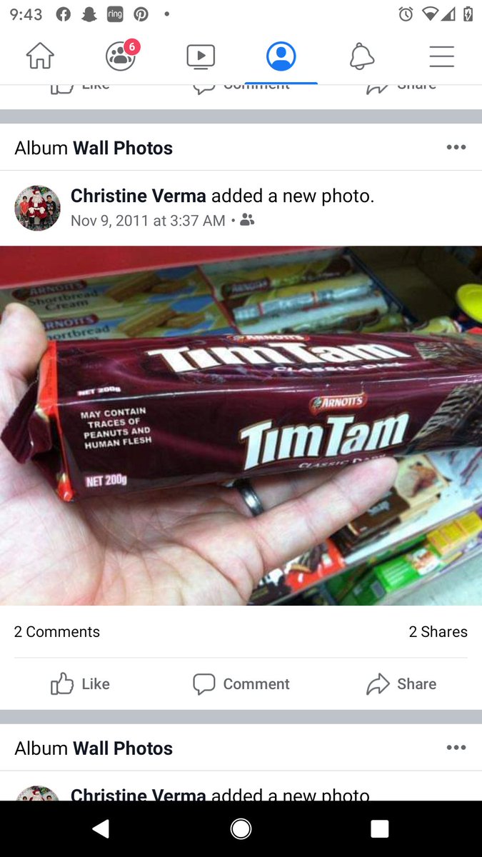 Tim Tam On Twitter Lwismyheroxoxo We Assure You That Tim Tam Biscuits Do Not Contain Human Flesh And The Image Is A Prank And Was Photoshopped By A Comedian
