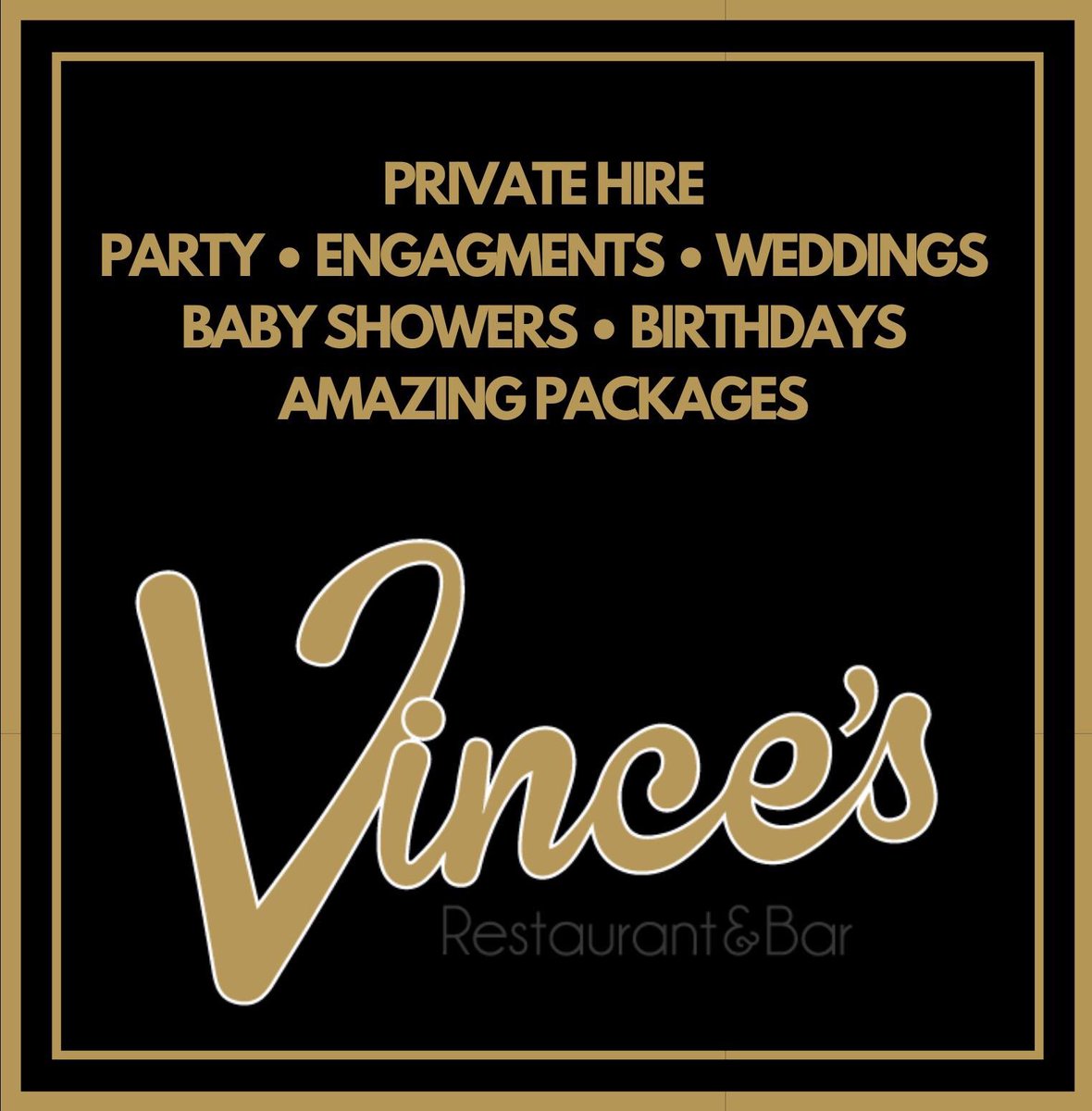MarcusAnthony_'s tweet photo. Amazing Rates For Your Special Event, 2 Floors Of Fine Dining &amp; Upstairs Party Room. 🍸🍸Vince's Restaurant &amp; Bar @EventsVinces @VincesKitchen https://t.co/voJJ1E5HhD