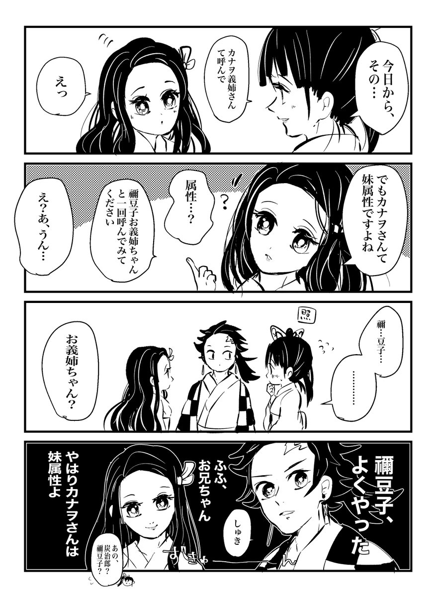 年上の妹属性
炭カナと禰豆子 