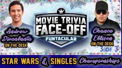 johnmarianony's tweet photo. Yesterday, @TheMovieFaceOff launched its first megaevent, #Funtacular. It has something for everyone;
6-Way Battle Royal, Kids Match:
https://t.co/4dKnUJCNPY
Drunk Match, 4v4: https://t.co/Uc6Iysthu8
2 movie trivia champions crowned:
https://t.co/YTKWAdGRKD https://t.co/eNvGn4sp2o