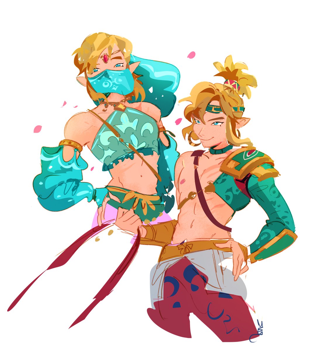 Everyday i thank god for gerudo link...i hope whoever pitched this idea is ...