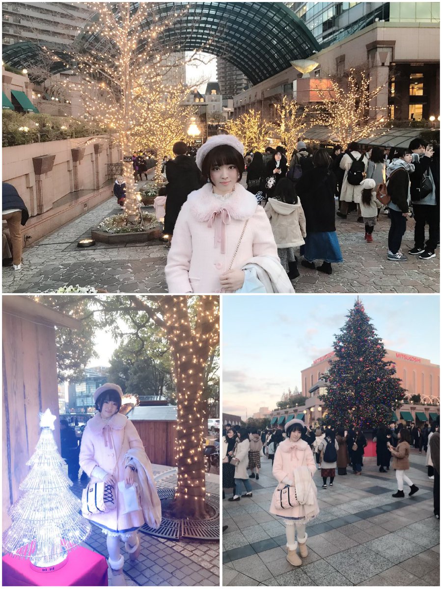 _fleur_etoile_'s tweet photo. 先週のクリスマスディナー🎄
Skirt: #aliceandthepirates
Blouse: #amavel
👢、👒: Liz Lisa
Cardigan: #cherite
Bracelet: @haruhare8848
Coat: Leur Getter
Earrings: #ガラスの森美術館
👜: SuperGroupies(黒執事のシエルのイメージ)
#恵比寿ガーデンプレイス #lolitafashion #kerastyle #christmas https://t.co/SVEfKbdS0I