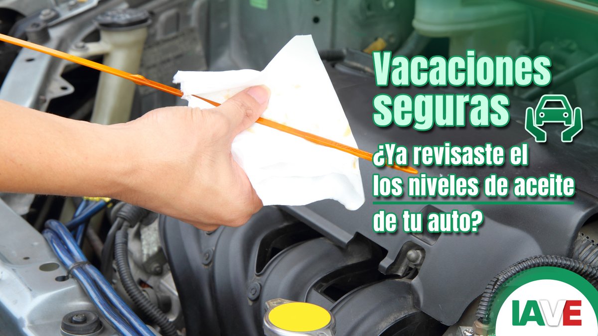 Deja tu auto listo para viajar seguro estas vacaciones.
#ViajaConIAVE
Solicítala
☎️ 800 322 8353 ☎️ 800 111 0088