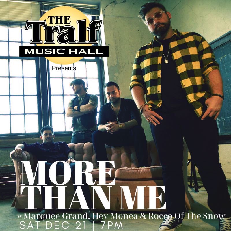 This SATURDAY at 7pm is MORE THAN ME’s benefit show @ <a href="/TralfBuffalo/">Tralf Music Hall</a> for FeedMore WNY!MTM is teaming up with @MarqueeGrand <a href="/HeyMonea/">Hey Monea</a> &amp; <a href="/RoccoOftheSnow/">Rocco D</a> for this one! Bring can goods in return for some raffle tickets and a chance to win some cool prizes!
