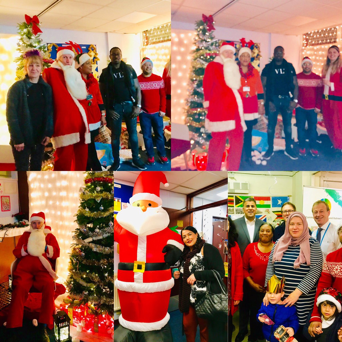 Lincoln Green Christmas Event. Santa giving presents, free food & drinks, Xmas themed photo booth & songs with our guitarist plus food parcels. Christmas giving and helping the community. 
#communitygiving #xmaskindness
 @Touchstone_Spt @asgharlab @rongrahame @alison_4life