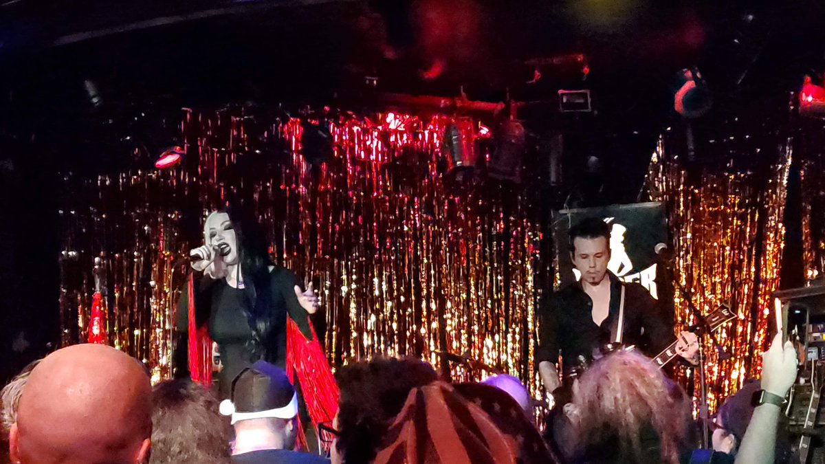 FamousMonsters's tweet photo. Big thanks to @thehaxans @PiggyD and @Ash_Costello for inviting FM to their inaugural show at @theVIPERroom over the weekend! Legendary venue, great openers #Dosferatu, demonic visuals, &amp; rock and roll. See our "Musical Monsters" section in FM #291 for more #horror rockers! https://t.co/dN0CF0p5hG