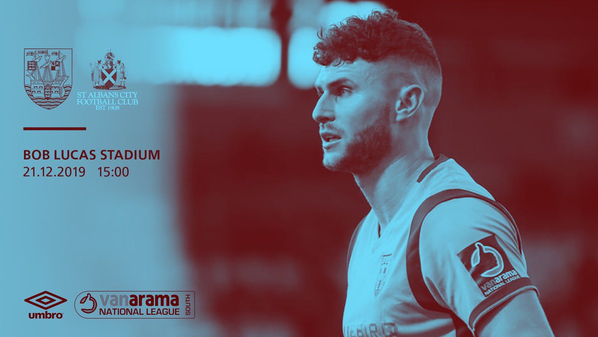 🎟 COMPETITION 

The Terras return to the Bob Lucas Stadium this Saturday!

We play <a href="/stalbanscityfc/">St Albans City FC</a> in the Vanarama National League South and for your chance to win a FREE TICKET to this game, simply RT this post. 

A winner will be selected at random. 

#UpTheTerras