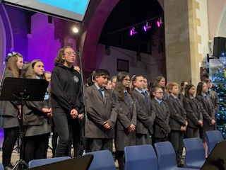 LipsonAcademy's tweet photo. The Christmas Concert opened by the choir with solos from Jess and Rebecca. https://t.co/65f7BeqNTx