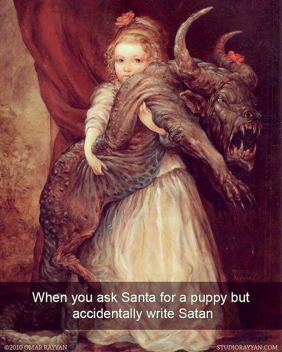 WeRIntoSurvival's tweet photo. Happens.
🐶
Artwork by Omar Rayyan
#christmas #puppy #santa #satan #dearsanta #dearsatan https://t.co/hTlm3uPibH