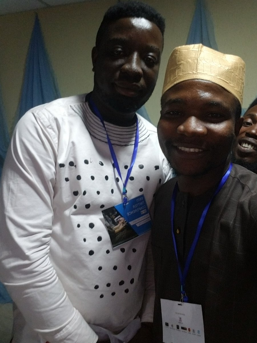 iMotivateAfrica's tweet photo. With @EkitiClassCapt @TanimolaKolade at #EkitiTwitterConference2019
#AWconversations
#BisiFayemiSpeaks
#BisiaFayemiSpeaks
Cc @OneEkiti @Above_Whispers https://t.co/crzpn0q0XL