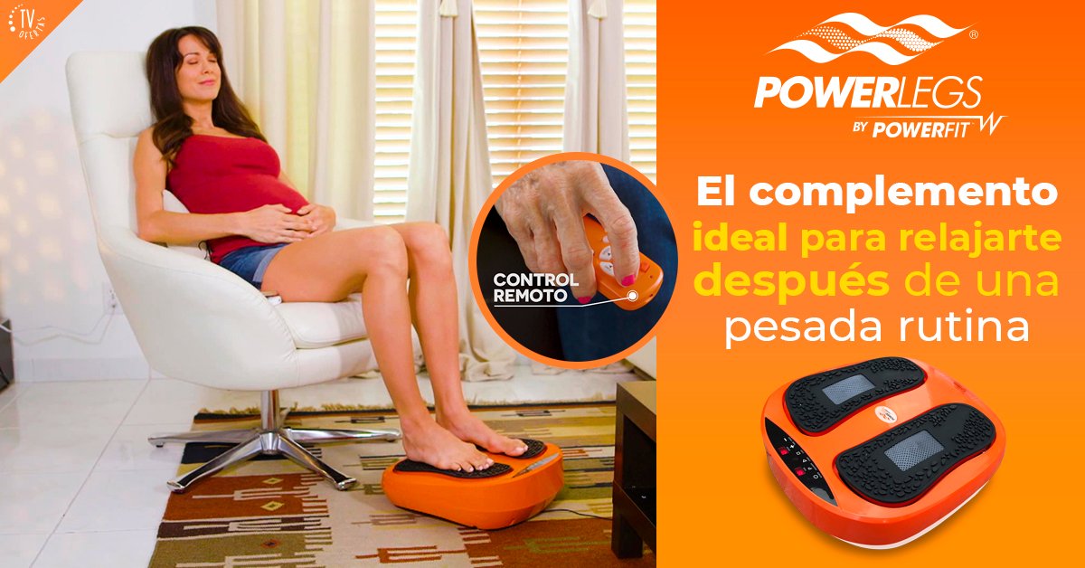 tvofertasmex's tweet photo. ¡Mejora tu estilo de vida con #PowerLegs! 😍

Úsalo en tu hogar u oficina, llévalo a donde quieras y disfruta de gran comodidad, relajación y descanso ❤️ ¡Adquiere el tuyo hoy mismo! #FelizMartes #tvofertasmex https://t.co/96tpjYDnvM