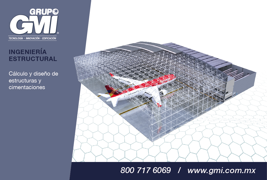 _GrupoGMI's tweet photo. INGENIERÍA Y CÁLCULO ESTRUCTURAL.
Proponemos sistemas que optimicen costos y tiempo de edificación, cumpliendo normas nacionales e internacionales. Sin disminuir calidad y espacio para una correcta operación.
#TecnologíaGMI  #GMIaeronáutica  #aviation #MRO #hangars https://t.co/sdFgXE1yFK