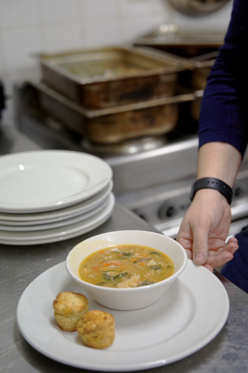 SamJonesMCR's tweet photo. Amazing food from @notjustsoupMCR debutants @alabamas_mcr. Going down a treat.

It’s our last Tuesday night restaurant  of the year, thanks so much to everyone who has cooked, volunteered or supported us this year. We really appreciate it 🙌 https://t.co/UeicKXshRX