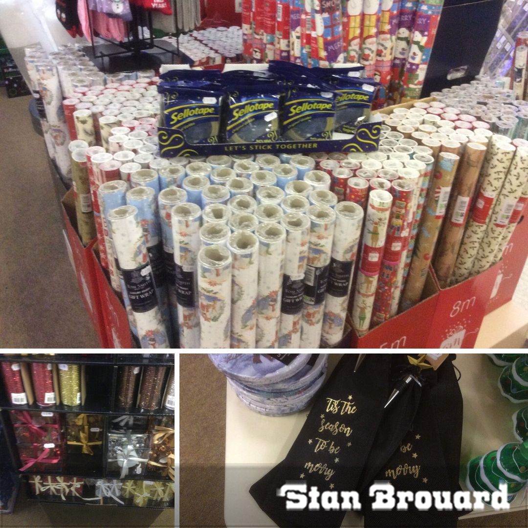 StanBrouardGSY's tweet photo. So you've purchased the pressies - now the mammoth task of wrapping! 
We've got paper, cards, tape, ribbons and even bags for those hard to wrap bottles! 
👼🎅🤶🧝‍♂️🦌❄️🌟🎄🎁🔔 
#thestabrouardchristmasshop https://t.co/E81bqCCUCC