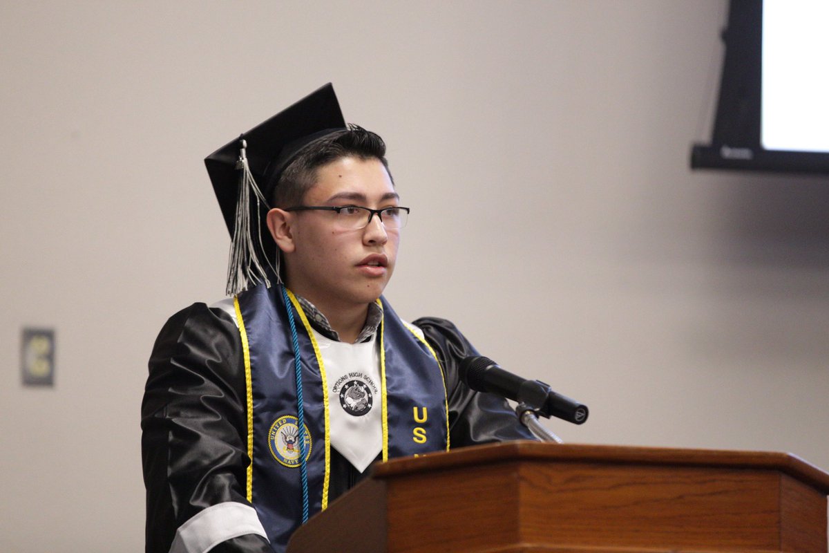 Proud of #TeamSISD Options HS graduates who walked the stage today to pick up their diplomas. Some earned dual credit &amp; early childhood education credentials! Way to be college, career ready. Congratulations! #SISD_OCB 👨‍🎓👩‍🎓👏👏👏