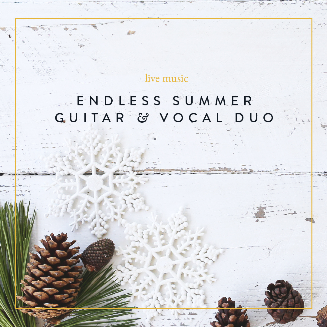 KinmelArms's tweet photo. This Friday the Kinmel Arms welcomes Endless Summer-  the amazing Guitar and Vocal Duo. The entertainment starts at 9pm so come early to save your seat! A great way to start your Christmas.

#endlesssummer #christmasnorthwales #livemusicnorthwales https://t.co/MxS2Gg6BoC