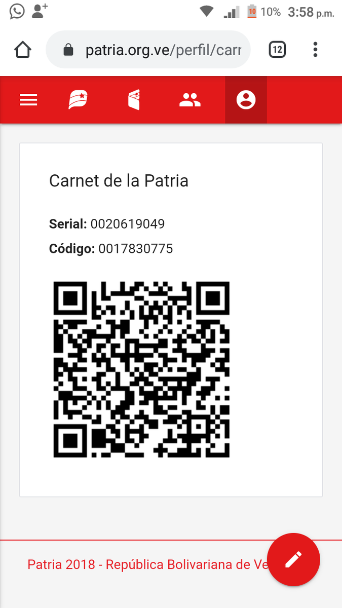 perka15's tweet photo. @CarnetDLaPatria @DrodriguezVen @VTVcanal8 @PartidoPSUV @vwinstonv @jaarreaza @rafaelcalles @OmarPrietoGob @ConCiliaFlores @IMVillarroel @rhm1947 No me llegan los bonos 17660601 04245085081 https://t.co/AICrKz66Yy