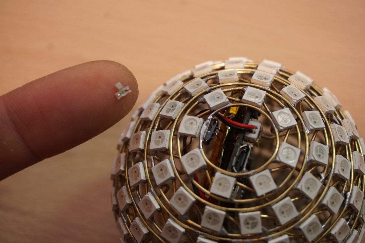 jipraus's tweet image. There is gonna be a #ledsphere upgrade! 🎅 Also, the power switch broke up🤦‍♂️