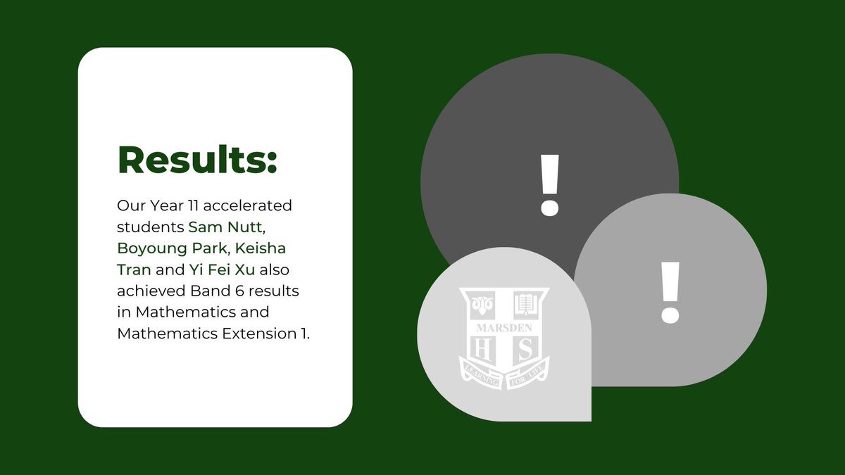 Marsden High School tweet media