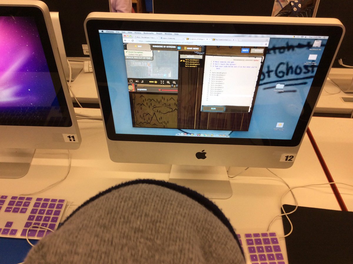 PS11Tech's tweet image. Every2nd grader thru 5th grader this semester are getting a chance to complete an #HourofCode2019 in the computer lab. 5- 402 loves Dance Party and Combat Code. 2nd Grade loves Angry Birds, 3rd Grade is going Frozen, and 4th grade Minecraft. Thanks @codeorg