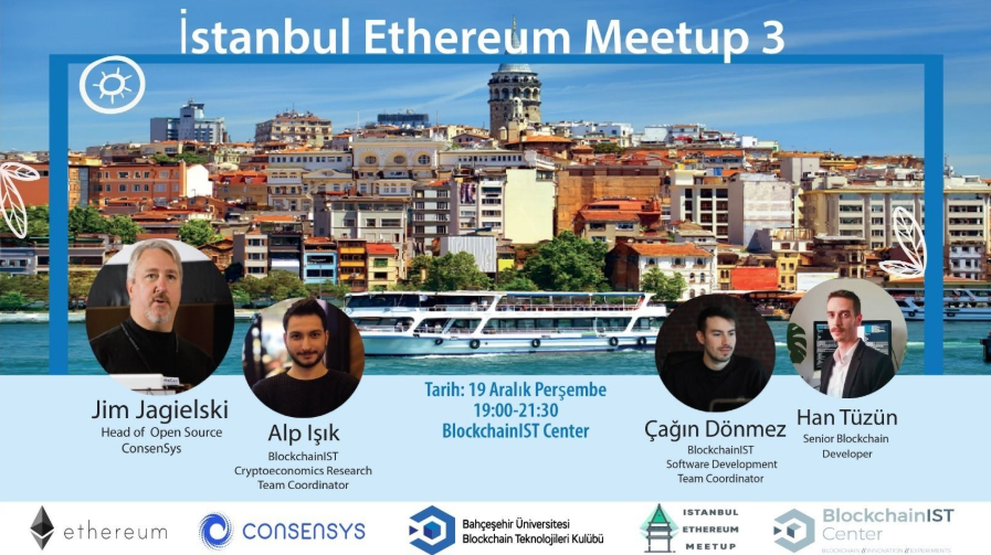 BuidLnetwork's tweet photo. Hey #Istanbul - @ConsenSys 's own @jimjag is speaking about all things #opensource this Thursday at the Istanbul #Etheruem meetup. 

RSVP Today! >>https://t.co/Rr5v8m14o2

#BUIDLnetwork #BUIDLambassador @BCISTCenter https://t.co/eg1D17SYEO