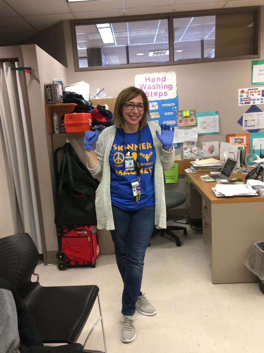 Trying to stay healthy @Skinner_Magnet !!! Keep washing your hands and get enough sleep!!! Shout out to Mrs. Nekola! Thanks for keeping us healthy so you can enjoy your Holiday Break!!!