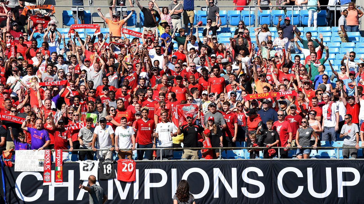 LFCUSA's tweet image. We saw it first hand - Charlotte is definitely a ⚽️ town.

Congrats @CharlotteMLS, YNWA 🤝