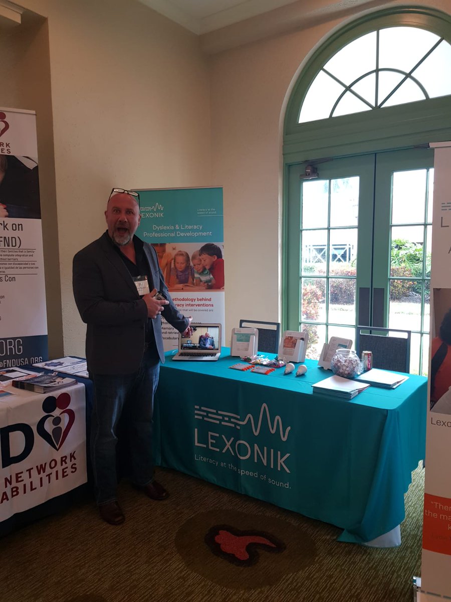LexonikUS's tweet photo. Off to a great start here at the Florida CASE #AMM2019! Come see us at the booth and learn how you can improve your students' reading....literally at the speed of sound!
#reading #FCASE #AMM #Dyslexia #Literacy https://t.co/i2D4fnTYk0
