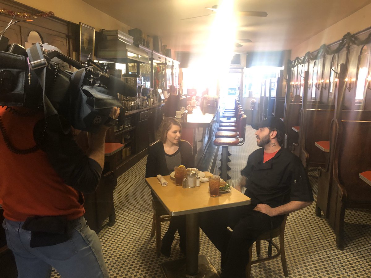 MeccaRaleigh's tweet photo. As the oldest restaurant in Raleigh, it’s only fitting we get our time in the spotlight! Thank you @SpecNewsRDU for featuring us on your #menuhopping segment https://t.co/rmywRbpO1r