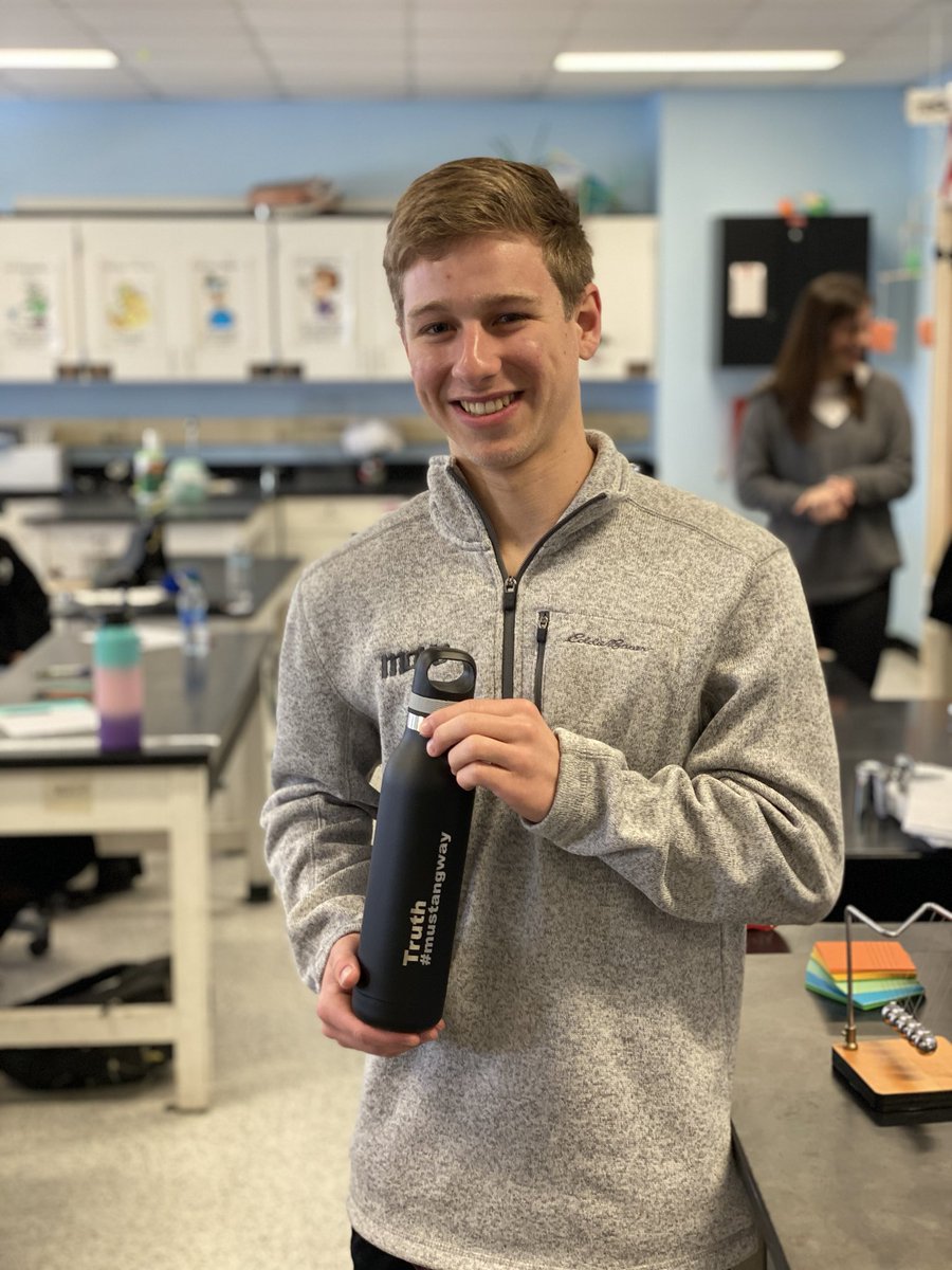 Congratulations to senior Greyson Matte for representing #truth in this month’s #TheMustangWay