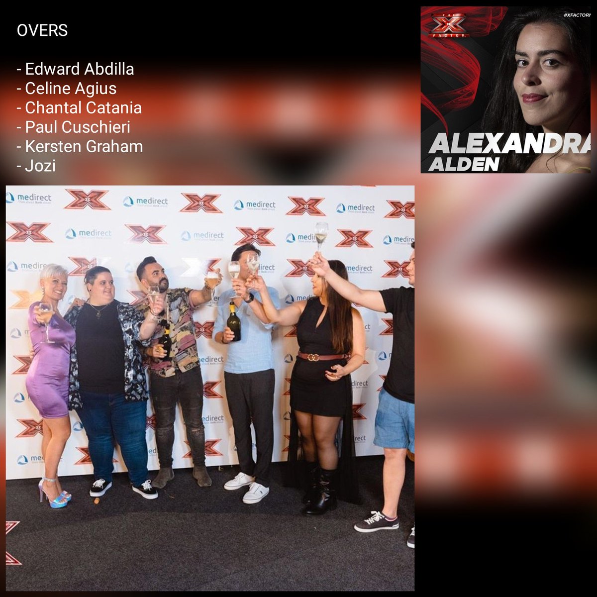 EurovisionSpot's tweet photo. #Xfactormalta: Selected the semifinalists / Seleccionados los semifinalistas https://t.co/jLWCPOIGS3 #Malta #iralosco #raymercieca #HowardKeith #AlexandraAlden #TVM #openup #eurovision #eurovision2020 #xfactor #rotterdam2020 https://t.co/10xSvRrI44