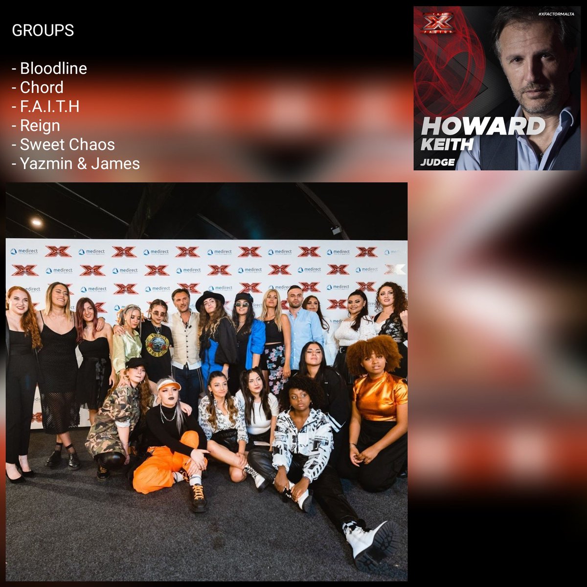 EurovisionSpot's tweet photo. #Xfactormalta: Selected the semifinalists / Seleccionados los semifinalistas https://t.co/jLWCPOIGS3 #Malta #iralosco #raymercieca #HowardKeith #AlexandraAlden #TVM #openup #eurovision #eurovision2020 #xfactor #rotterdam2020 https://t.co/10xSvRrI44