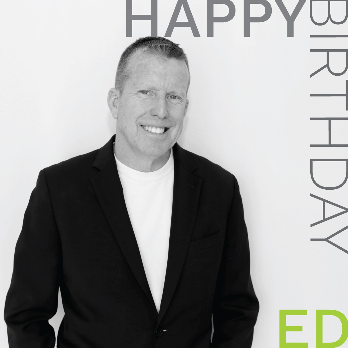 Happy Birthday to the boss man, Ed! Congratulations on turning 40 again...
