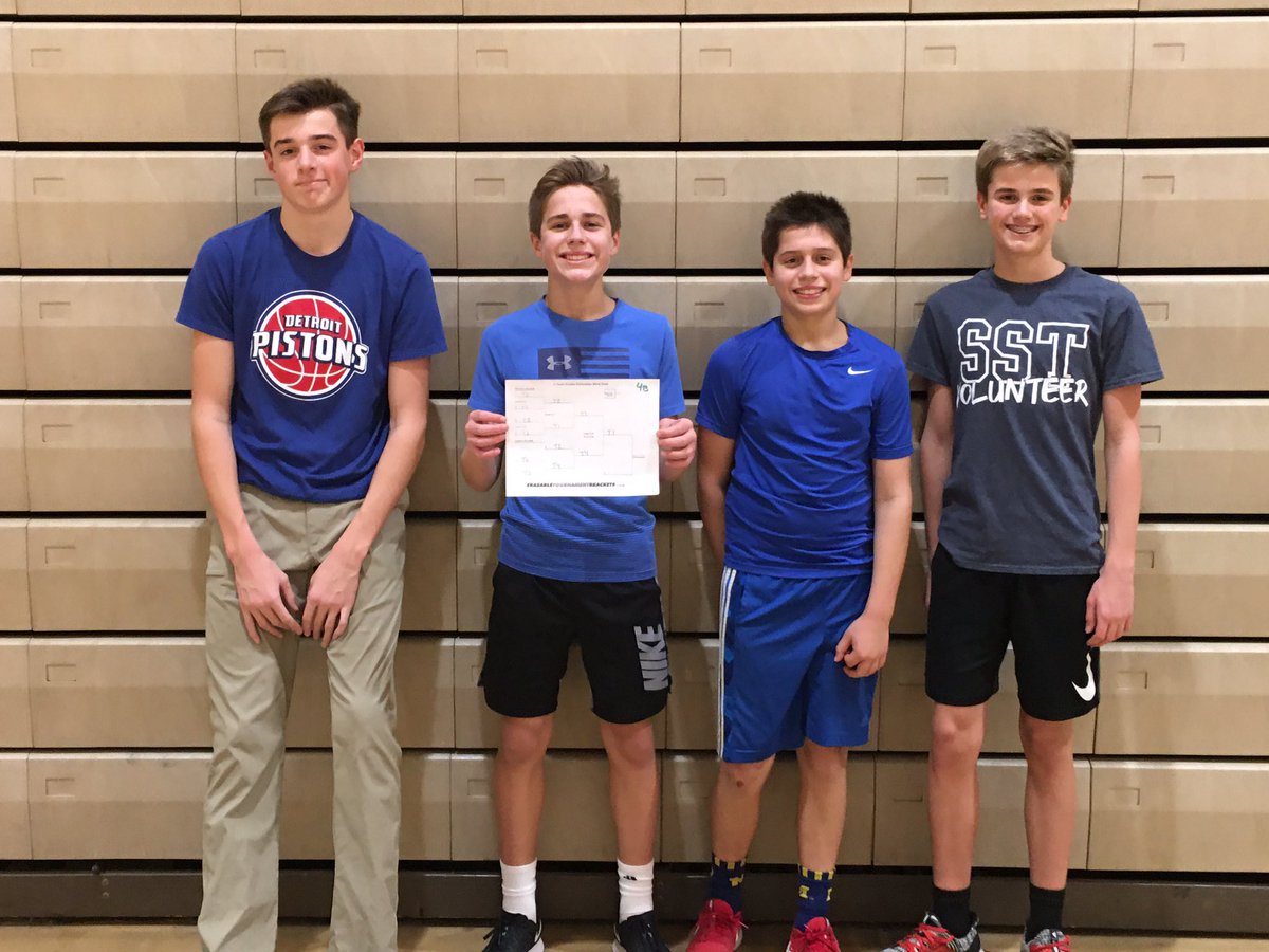 MrMarshallteach's tweet photo. Congratulations to all the “B-Day” basketball tournament winners.  #teamworkWINSchampionships #SASmiddle https://t.co/daHpS2YObF