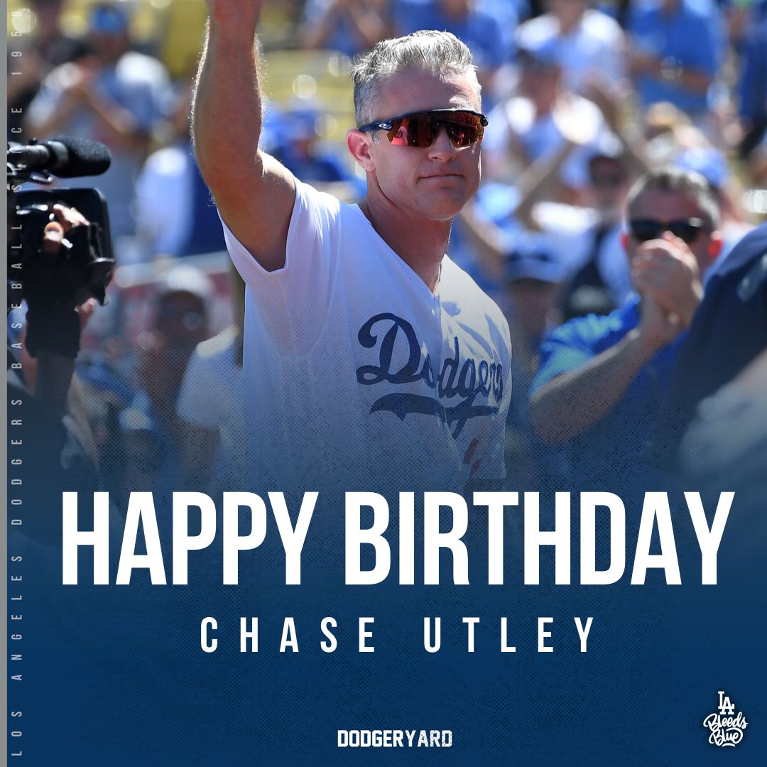 Happy birthday, Chase Utley!  