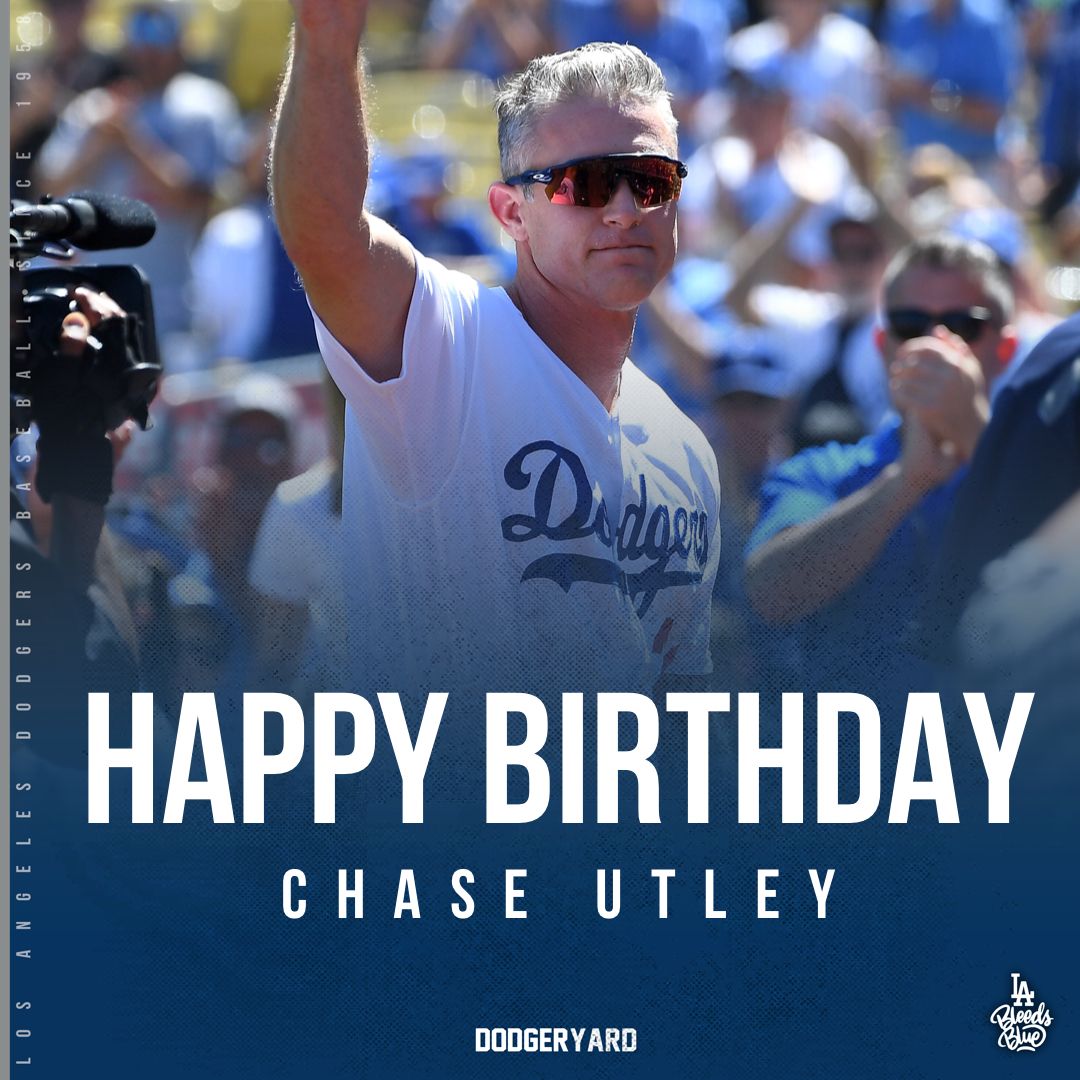 Happy birthday, Chase Utley!  
