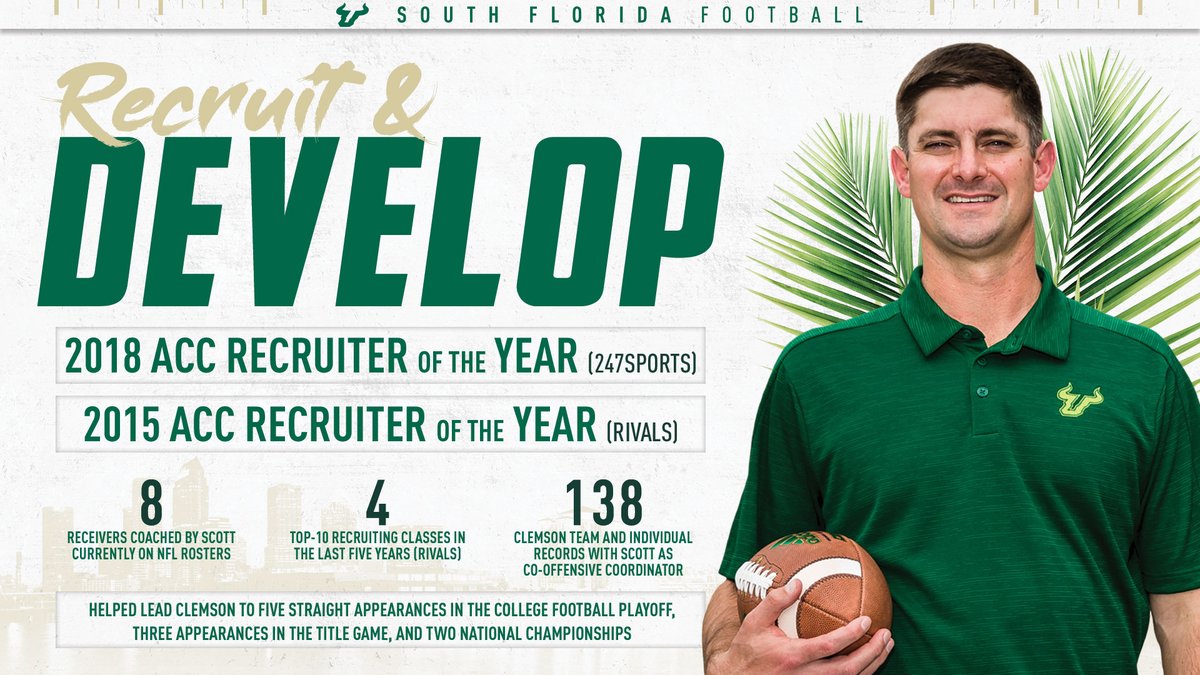 USFFootball's tweet photo. Can't wait to begin welcoming our newest Bulls tomorrow. 

#HornsUp 🤘#NSD2020 https://t.co/bdj9PwJnKp