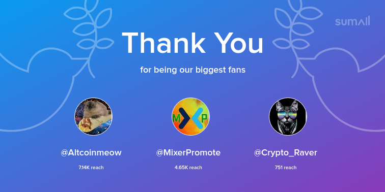 lilshitcoin's tweet photo. Our biggest fans this week: Altcoinmeow, MixerPromote, Crypto_Raver. Thank you! via https://t.co/kgnll7sZ7A https://t.co/AfQNIW99WP