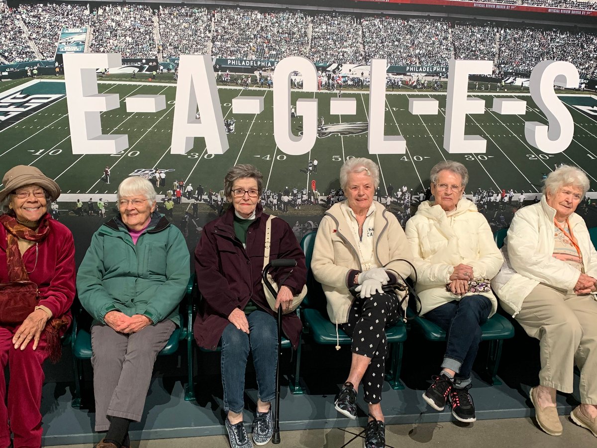 SunriseSrLiving's tweet photo. Sunrise of Exton, PA, participated in "Preston and Steve's Campout for Hunger 2019." Sunrise residents and team members donated 572 pounds of food! Way to #LiveWithGenerosity! https://t.co/jxfpOy6Acq https://t.co/i1g0NeraSn